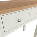 Grantham Oak & White 2 Drawers Dressing Table by Lavishway | Dressing Tables-37138