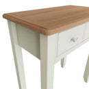 Grantham Oak & White 2 Drawers Dressing Table by Lavishway | Dressing Tables-37136