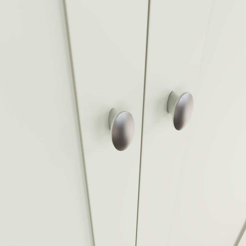 Grantham White 2 Doors Full Hanging Wardrobe by Lavishway | Wardrobe-31453