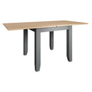 Grantham Flip Oak Top Grey Dining Table by Lavishway | Dining Tables-36919