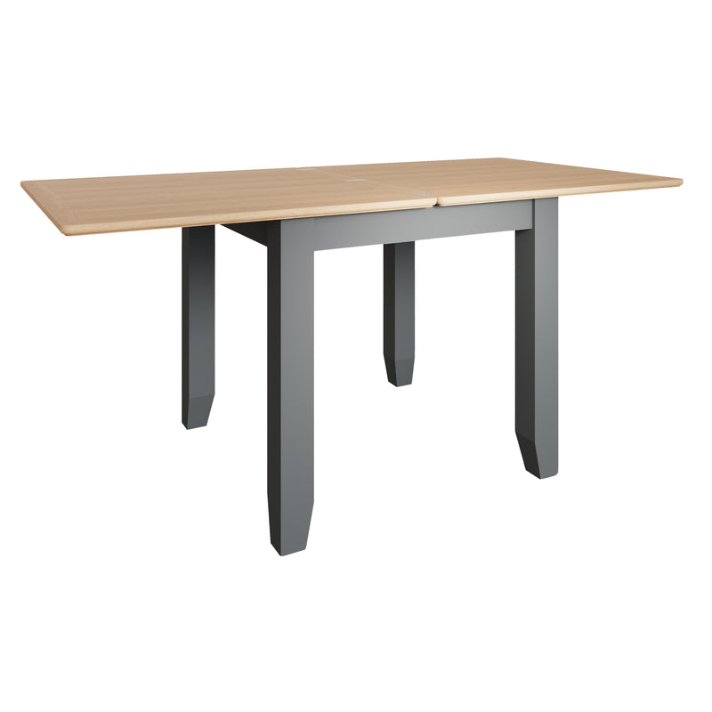 Grantham Flip Oak Top Grey Dining Table by Lavishway | Dining Tables-36919