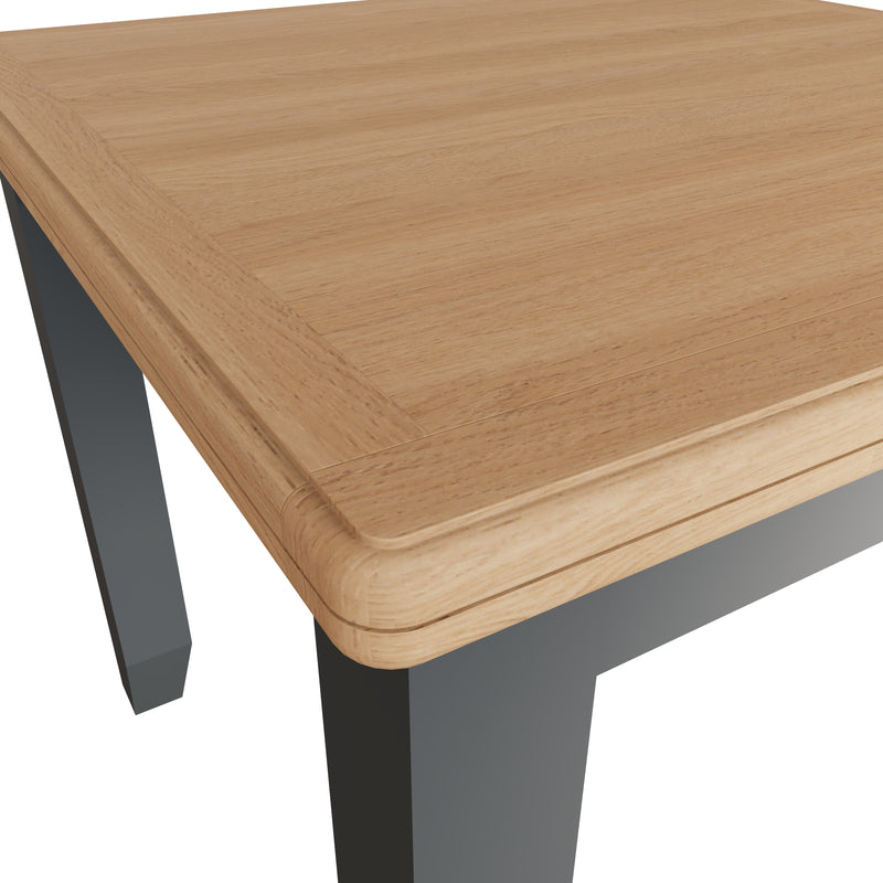 Grantham Flip Oak Top Grey Dining Table by Lavishway | Dining Tables-36922
