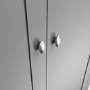 Grantham Oak Top Midnight Grey Wardrobe by Lavishway | Wardrobe-33972