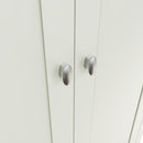 Grantham Oak Top 2 Door 1 Drawer Wardrobe by Lavishway | Wardrobe-37121