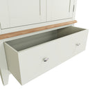 Grantham Oak Top 2 Door 1 Drawer Wardrobe by Lavishway | Wardrobe-37120