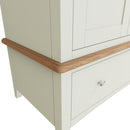 Grantham Oak Top 2 Door 1 Drawer Wardrobe by Lavishway | Wardrobe-37119