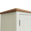 Grantham Oak Top 2 Door 1 Drawer Wardrobe by Lavishway | Wardrobe-37118