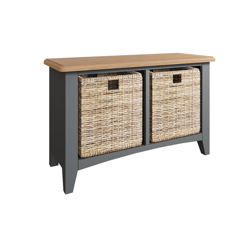 Grantham Solid Pine Wood Frame Hall Bench by Lavishway | Bedroom-36729