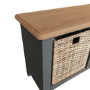 Grantham Solid Pine Wood Frame Hall Bench by Lavishway | Bedroom-36731