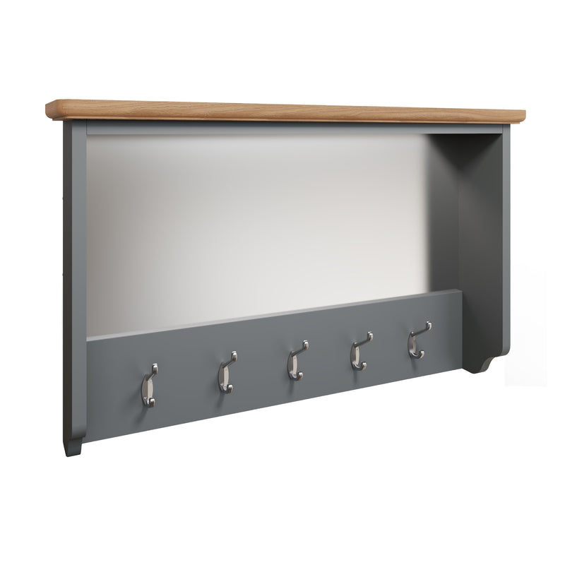 Grantham Midnight Grey Hall Bench Top Mirror by Lavishway | Hall Trees-33891