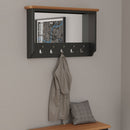 Grantham Midnight Grey Hall Bench Top Mirror by Lavishway | Hall Trees-33890