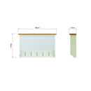 Grantham White Painted Hall Bench Top by Lavishway | Hall Trees-33683