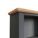 Grantham Oak Top Large Narrow Bookcase by Lavishway | Book Shelves and Cabinets-33960