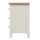 Grantham White 3 Drawers Bedside Cabinet by Lavishway | Bedside Tables-31108