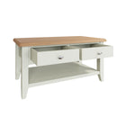 Grantham White Painted Coffee Table by Lavishway | Hallway Console Table-31121