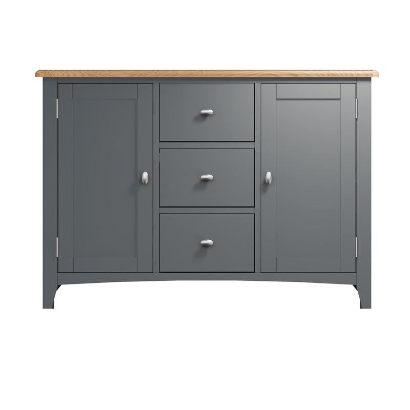 Grantham Oak Top 3 Drawers Large Sideboard by Lavishway | Sideboards-32653