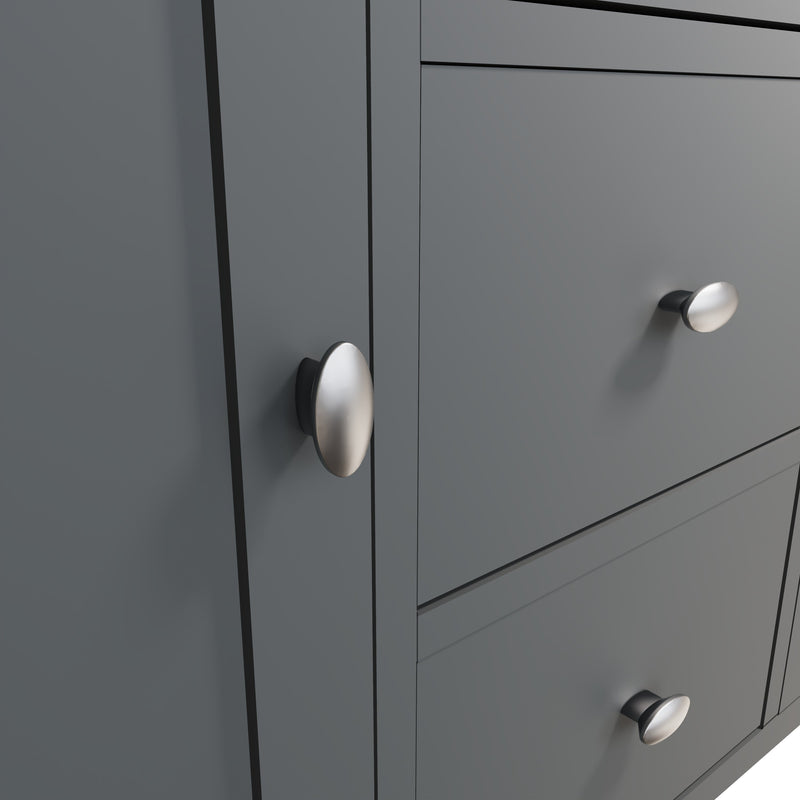 Grantham Oak Top 3 Drawers Large Sideboard by Lavishway | Sideboards-32659