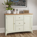 Grantham White 2 Doors 3 Drawers Sideboard by Lavishway | Sideboards-31132