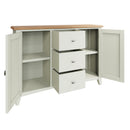 Grantham White 2 Doors 3 Drawers Sideboard by Lavishway | Sideboards-31135