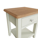 Grantham Solid Pine Wood 1 Drawer Lamp Table by Lavishway | Recommended-37071