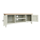 Grantham Oak Top 2 Door Wooden Large TV Unit by Lavishway | TV Units Cabinets-37053