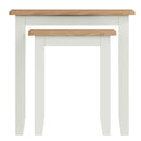 Grantham Oak Top Nest of 2 Tables by Lavishway | Nest of Tables-31478