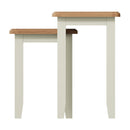 Grantham Oak Top Nest of 2 Tables by Lavishway | Nest of Tables-31477