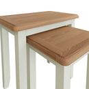 Grantham Oak Top Nest of 2 Tables by Lavishway | Nest of Tables-31475