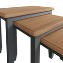 Grantham Oak Top Nest of 3 Table by Lavishway | Nest of Tables-36693