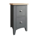 Grantham Solid Pine 2 Drawer Bedside Cabinet by Lavishway | Bedside Tables-36862