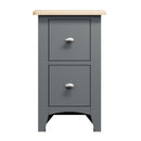 Grantham Solid Pine 2 Drawer Bedside Cabinet by Lavishway | Bedside Tables-36863