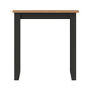 Grantham Oak Top Square Dining Table In Grey by Lavishway | Dining Tables-36935