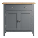 Grantham Oak Top 2 Doors Sideboard in Grey by Lavishway | Sideboards-36836
