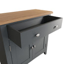 Grantham Oak Top 2 Doors Sideboard in Grey by Lavishway | Sideboards-36838