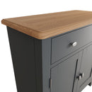 Grantham Oak Top 2 Doors Sideboard in Grey by Lavishway | Sideboards-36837
