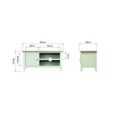 Grantham Oak Top 1 Door Wooden TV Unit by Lavishway | TV Units Cabinets-31471