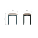 Grantham Solid Wood Dressing Stool by Lavishway | Dressing Table Stools-37013