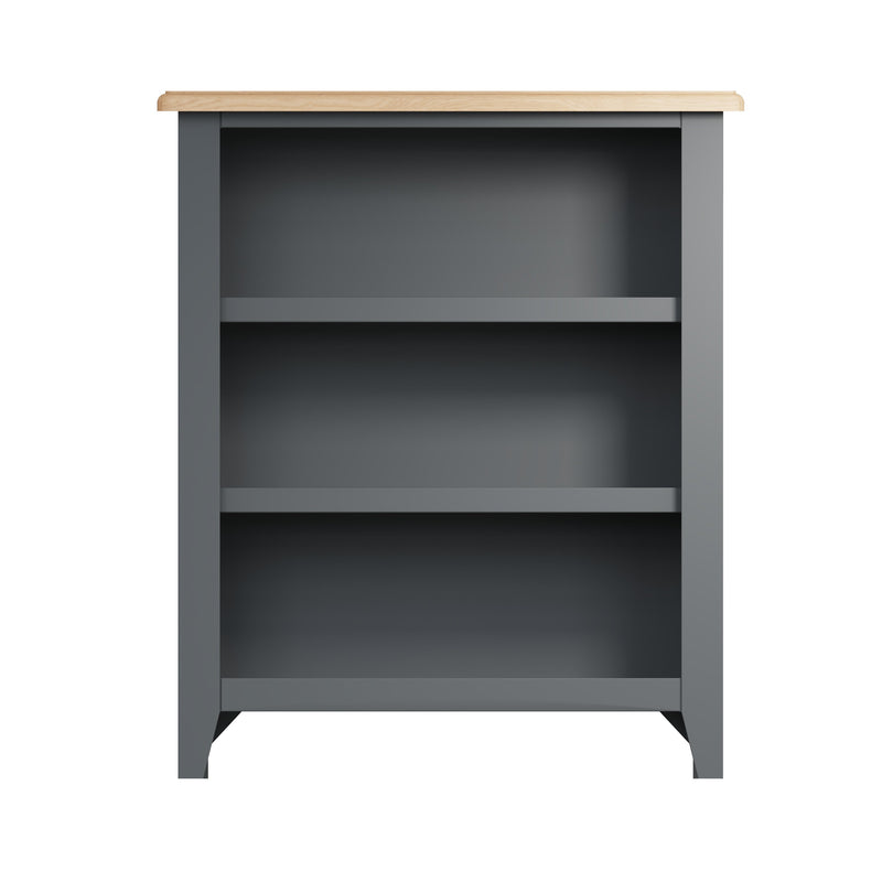 Grantham Oak Top Wide Bookcase by Lavishway | Book Shelves and Cabinets-36899