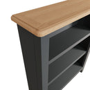 Grantham Oak Top Wide Bookcase by Lavishway | Book Shelves and Cabinets-36900