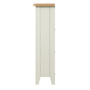 Grantham White Painted Wide Bookcase by Lavishway | Book Shelves and Cabinets-31178