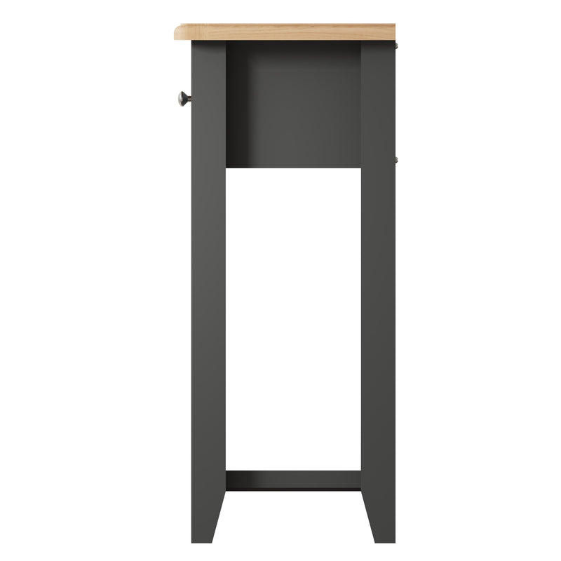 Grantham Oak Top Telephone Table by Lavishway | Side Tables-36884