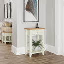 Grantham White Painted Telephone Table by Lavishway | Side Tables-31182