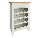 Grantham White Painted Wine Cabinet by Lavishway | Wine Racks-31194
