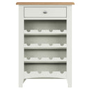 Grantham White Painted Wine Cabinet by Lavishway | Wine Racks-31193