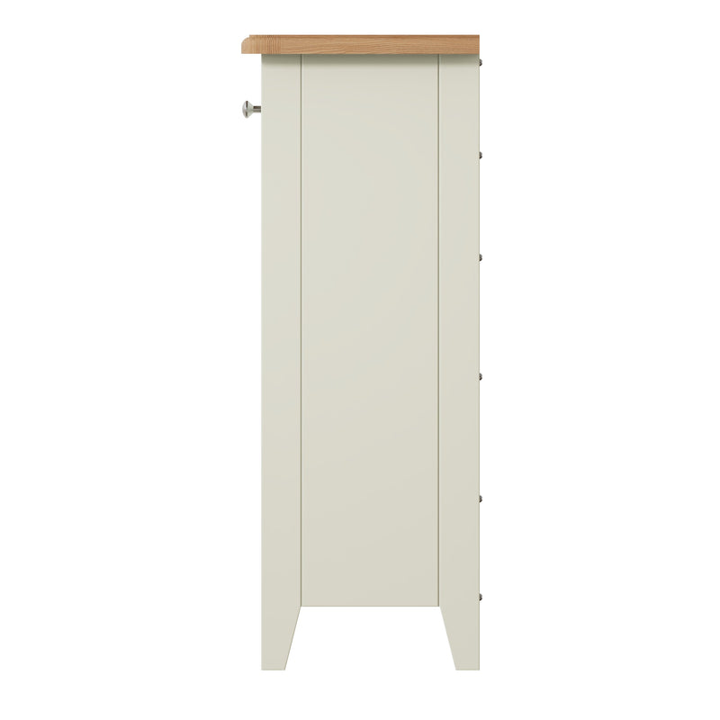 Grantham White Painted Wine Cabinet by Lavishway | Wine Racks-31196