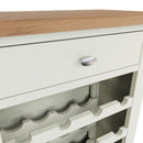 Grantham White Painted Wine Cabinet by Lavishway | Wine Racks-31197
