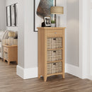 Guildford Solid Oak 1 Drawer Unit Cabinet by Lavishway | Hallway Cabinets-36644