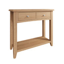 Guildford Solid Oak Console Table by Lavishway | Hallway Console Table-36654