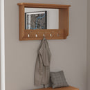 Guildford Solid Oak Hall Bench Top by Lavishway | Hall Trees-36674