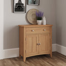 Guildford Solid Oak 2 Doors Small Sideboard by Lavishway | Sideboards-36708
